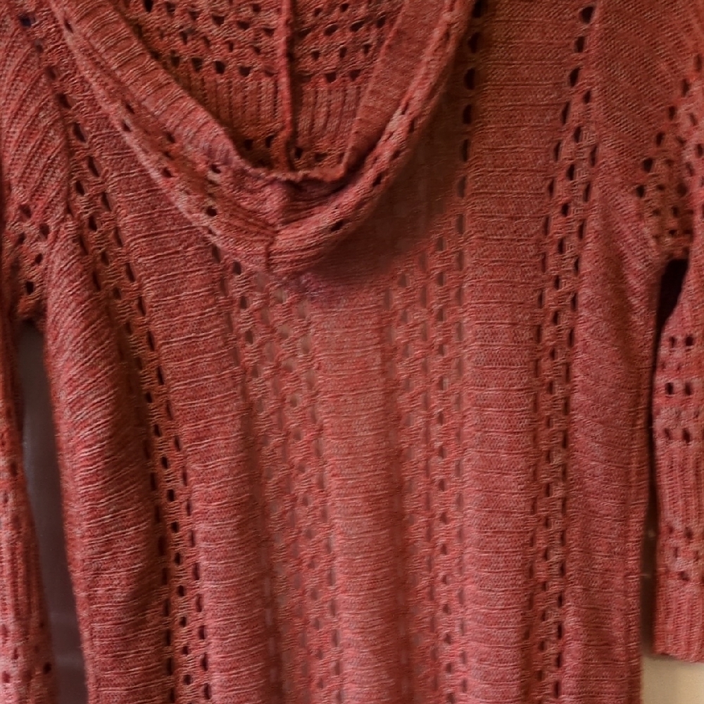Maurices Pink Cable Knit Cardigan Sweater - Picture 5 of 5